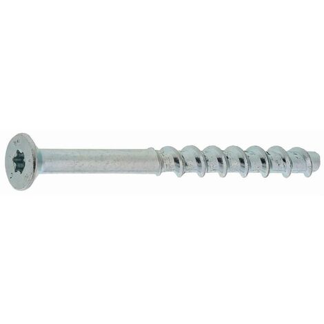 Boîte 100 Vis béton Tapcon CSK tête fraisée 6x100/65-45 SPIT - Ø6 - L.100 - Épais.max.45 - 058775