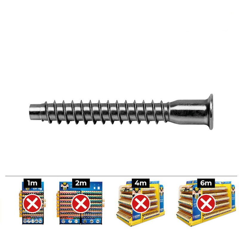 Boite De 250pcs Vis D'assemblage Allen Din / Ref Ene 7 x 50 Zinqué Celo