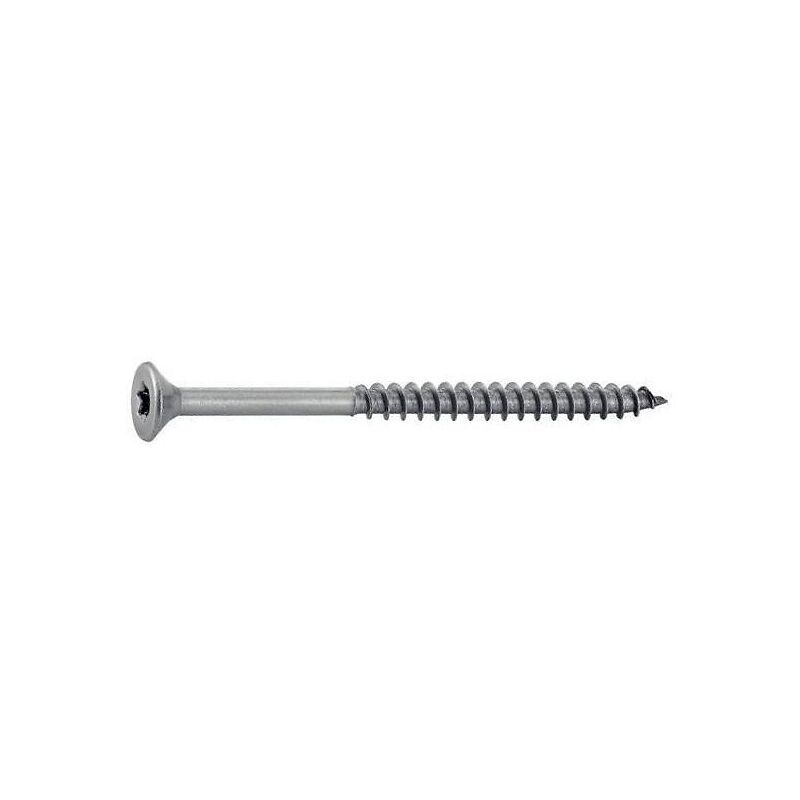 Vis à bois tête fraisée empreinte 6 lobes inox A2 3x40mm filetage partiel 24mm boîte de 200 pièces Acton