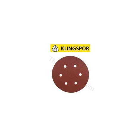 BOITE 50 DISQUES KLINGSPOR PS22K VELCRO D125 GRAIN : 120 GLS 5  120