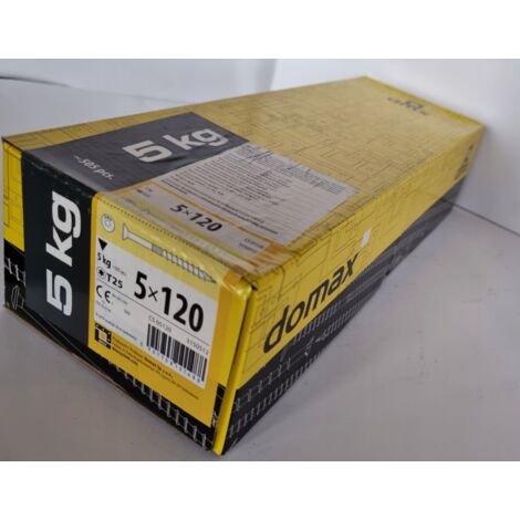 BOITE 5kg - 505 VIS À TÊTE FRAISÉE 5 x 120, EMPREINTE TORX