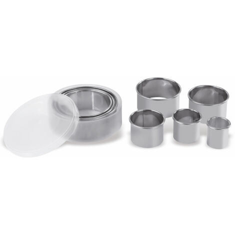 Boîte 8 Découpoirs Ronds Inox - Pujadas