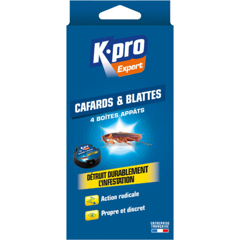 Boite à appât cafards et blattes x4 KAPO