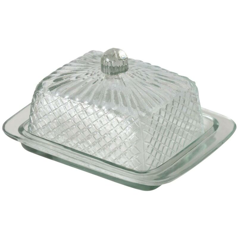 Boîte à beurre en verre glassy