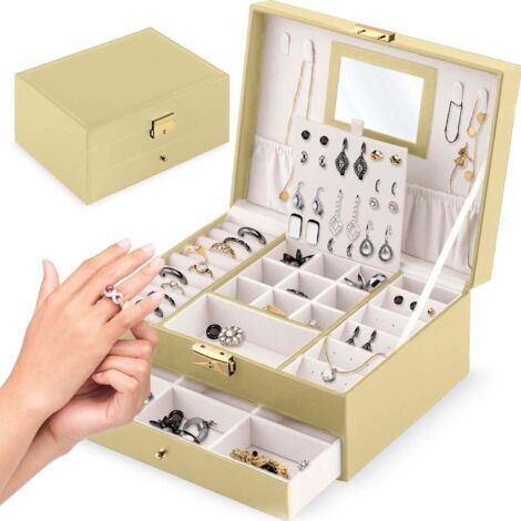 Boite a bijoux de luxe ms 709 massido - or