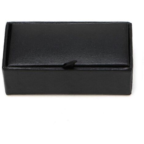 Boîte à bijoux pour homme avec boutons de manchette, étui et bague, organisateur de rangement, cadeau pour la fête des pères