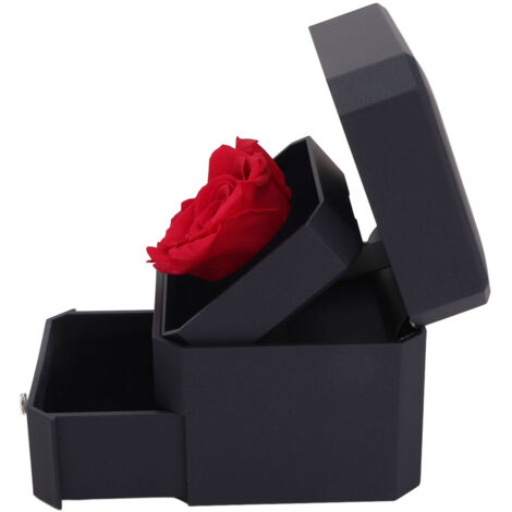 Boîte à Bijoux Rose avec Tiroir - Coffret Cadeau Portable pour Anniversaire et Fêtes