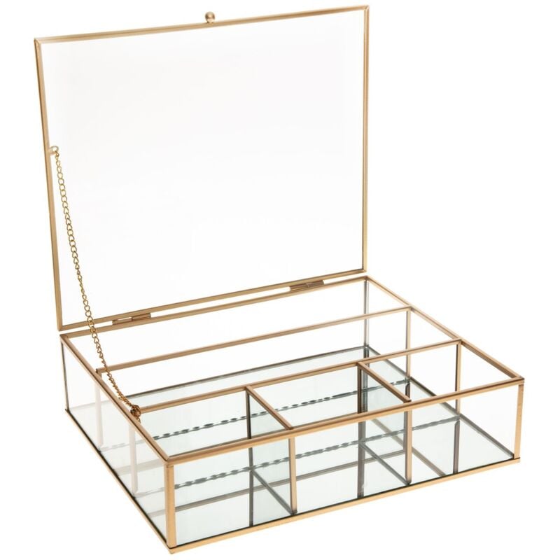 Boîte à bijoux Mood doré 27x7,5cm Atmosphera créateur d'intérieur