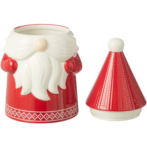 Boite à biscuits en forme de père Noël