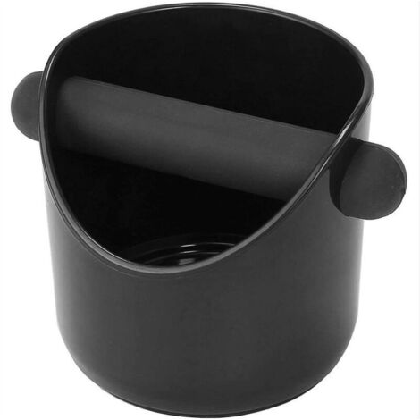 Boîte à Café, Bac à marc de café ABS Caoutchouc avec barre de frappe amovible et Base Antidérapante, Accessoire Barista, Knock Box Café Boîte pour Récupérer Marc de Café Bac Marc de Café
