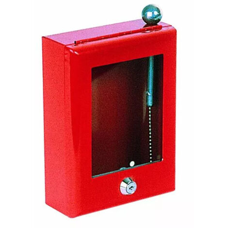 Boîte à clé 200 x 150 x 70 mm - fermeture à barillet pour sécurité incendie