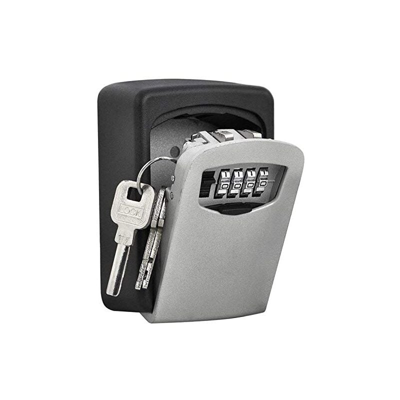 Boite à Clefs Haute sécurité de la police Safe Key Murale à 4 chiffres clés Coffre haute sécurité Combination Lock stocker les clés de