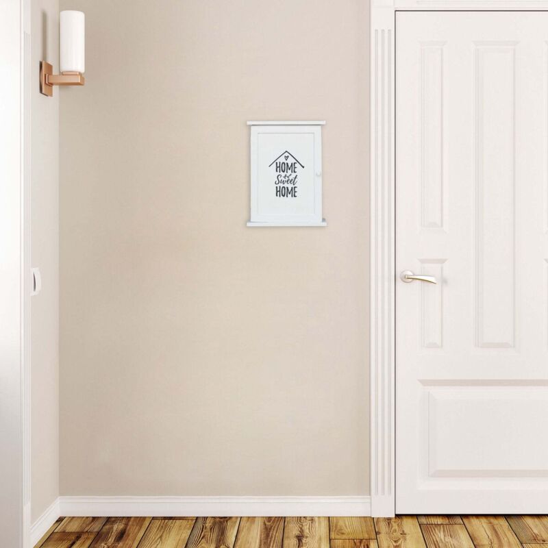 Boite a cles en bois avec motif