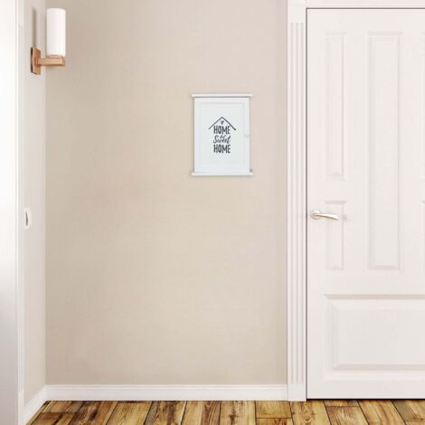 Boite a cles en bois avec motif