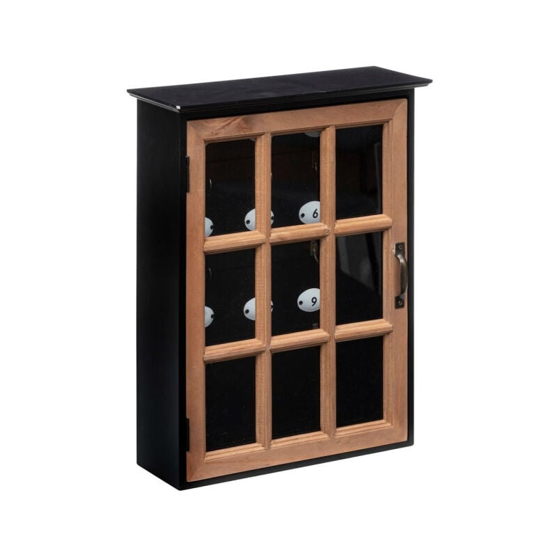 Atmosphera - Boîte à Clés en Bois 'Milana' 40cm Noir