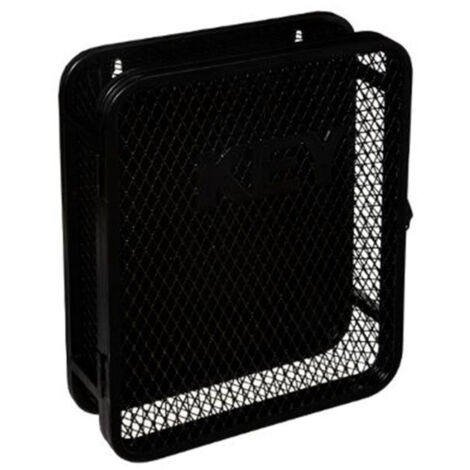 Boîte à Clés en Métal Design "Grillage" 32cm Noir