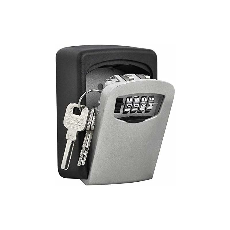 Crea - Boite à Clefs Haute sécurité de la police Safe Key Murale à 4 chiffres clés Coffre haute sécurité Combination Lock stocker les clés de