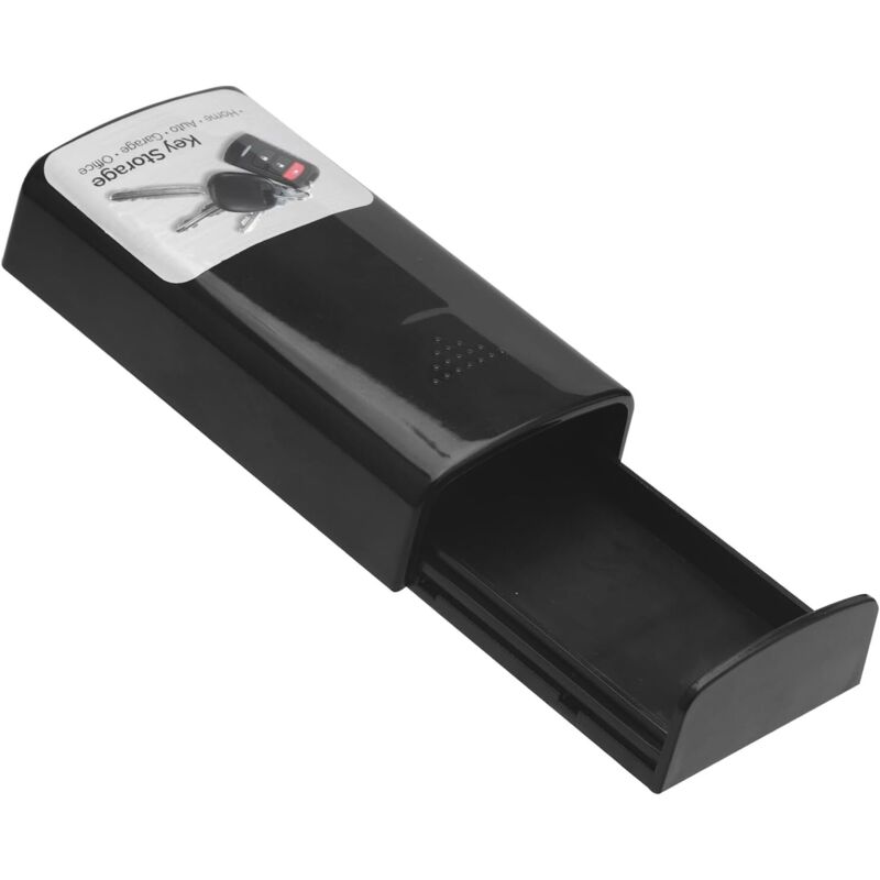 Largeight - Boîte à clés magnétique pour Cacher Une clé à l'extérieur Aimant Puissant de Rechange pour Voiture Maison Garage Bureau 107 x 56 x 27 mm