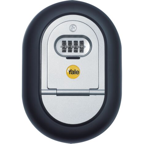 Boite à clés sécurisée à code - YALE KEY ACCESS Gris 178 mm                                                                               39 mm  130 mm
