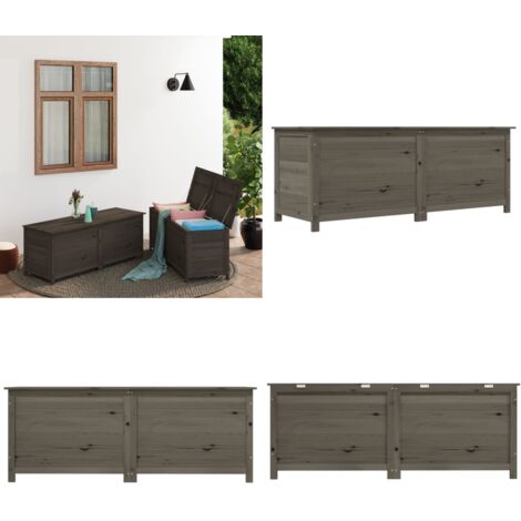 Boîte à coussins extérieur Anthracite 150x50x56 cm Sapin massif - boîte à coussins -  boîtes à coussins - Home & Living