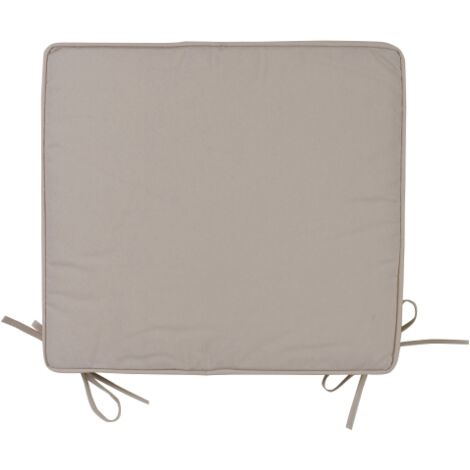Boite a' coussins pour chaises et fauteuils 6 pcs e'cru 38x41x5 cm pour jardin exte'rieur