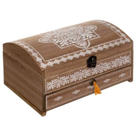 Boîte à Couture Déco Idylle Folk 25cm Naturel