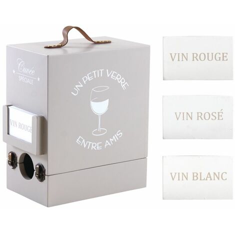 Boîte à cubi en bois 3 litres