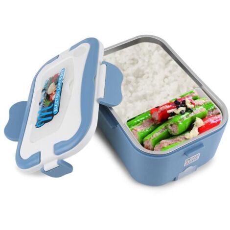 Boîte à Déjeuner Électrique Multifonction Chauffante 1.5L Portable Pour Voiture 12V Bleu--1buycart