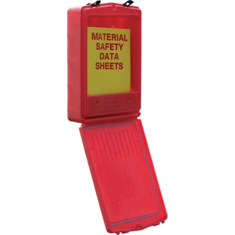 Boîte à documents B333xH400mm DIN A4 haute ouverture frontale rouge