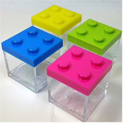 Boîte à Dragées 12 Blocs Lego Briques De Construction