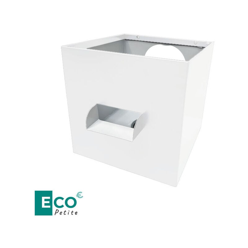 Boîte à eau B3 en alu 7/10ème eco - format carré - naissance ø 70mm Aluhome
