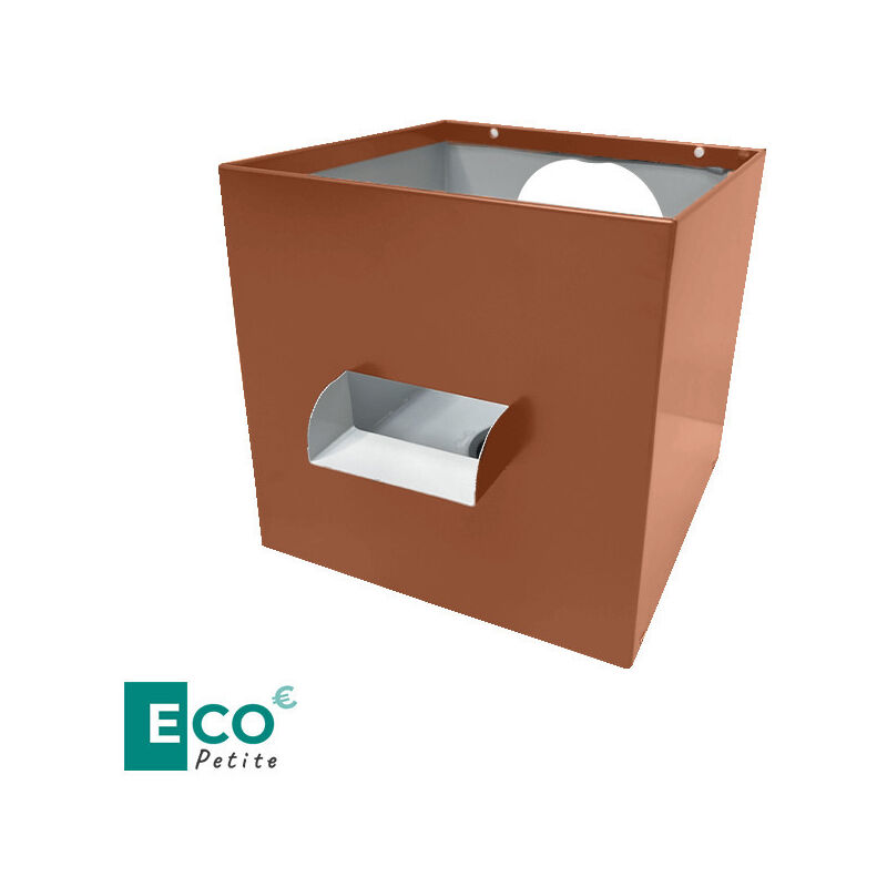 Boîte à eau C9 en alu 7/10ème eco - format carré - naissance ø 70mm Aluhome