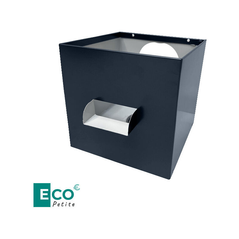 Boîte à eau BA6 en alu 7/10ème ECO - format carré - naissance Ø 70mm - ALUHOME