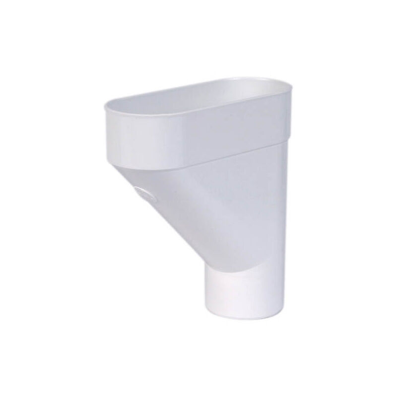 Jambonneau tube Ø80 blanc