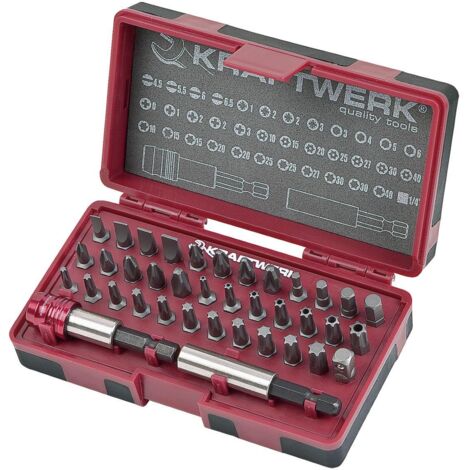 Boîte à embouts Kraftwerk 1/4" ergokraft 38 pièces