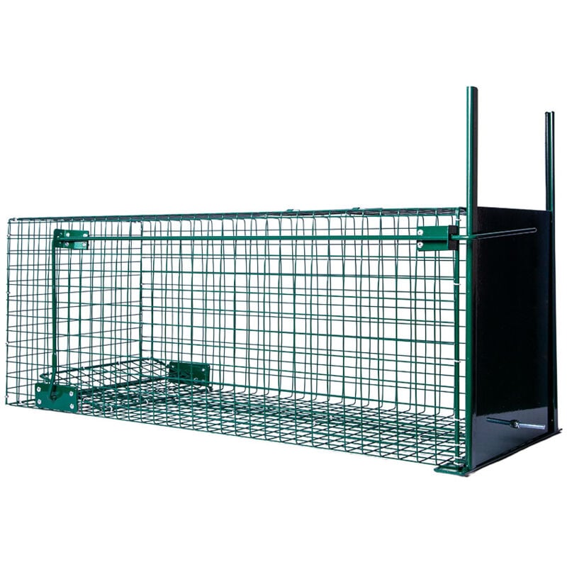 Boîte à fauve 1 entrée, 82 x 32 x 31 cm boxtrap