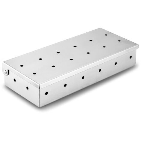 Boîte à Fumée en Acier Inoxydable pour Barbecue - Générateur de Fumée de Bois pour Poisson et Viande
