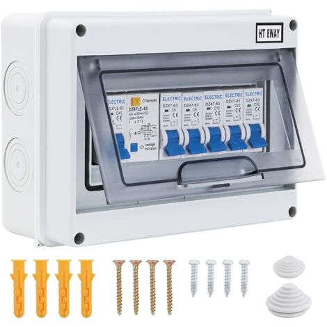 Boîte à Fusibles Apparente HT 8 Volets, IP65 Étanche, 230V50/60Hz 6000A, Pour Maison/Usine