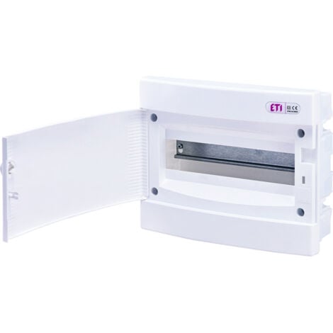 BOÎTE À FUSIBLES ENCASTRÉE IP40 - BOÎTIER DE DISTRIBUTION - PORTE BLANCHE POUR SALLE DE SÉCHAGE - INSTALLATION DANS LA MAISON (1