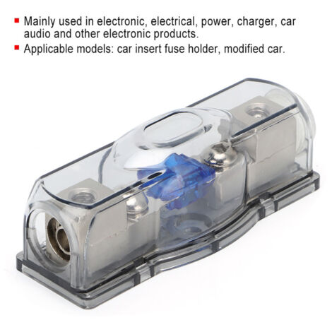 Boîte à fusibles Mini ANL pour autoradio, support de fusibles, base pour modifications de camping-car
