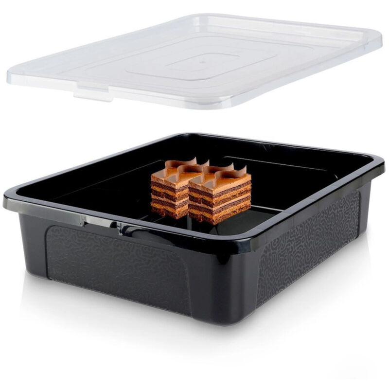 BOÎTE À GÂTEAU RECTANGULAIRE 40x33cm AVEC COUVERCLE 259248