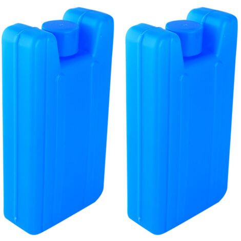 Boîte à glace Isolée - 100 ml et 400 ml - Pour Conservation au Froid et Transport de Vaccins - Boîte Cristal Bleu - Lot de 2
