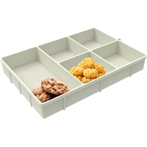 Boîte à goûter - Organiseur en silicone avec 5 compartiments