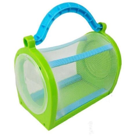Boîte à insectes avec poignée, portable, pour l'extérieur, idéale pour l'observation des papillons et libellules. Cage d'observation pour reptiles et papillons. ExpGreen