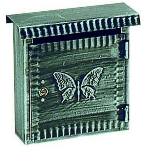 Boîte à lettres Fe-Battuto petite antiquisée 22X8X25H