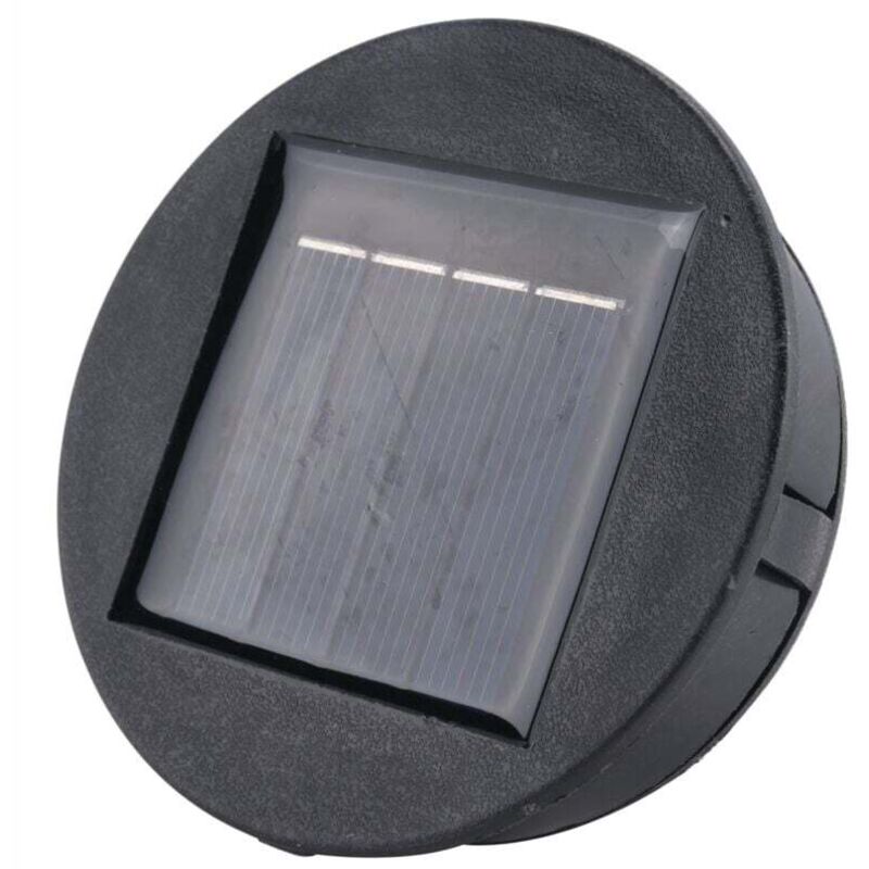 Lampe Solaire LED Ronde Rechargeable Batterie Li-Ion Jardin Extérieur Éclairage