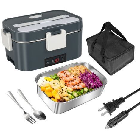 Boîte à lunch - 1100 ml + 1 bol à soupe - Sac isotherme - Élégante - Pratique - Rose