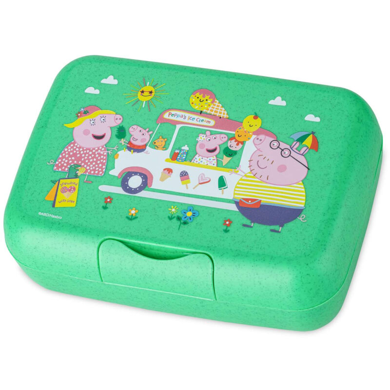 Koziol - Boîte à lunch avec petit contenant Candy l Peppa Pig