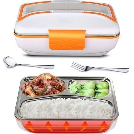 Boîte à Lunch Chauffante Électrique 12V - MARSEE - Rectangulaire - 820 ml - Multifonctionnel