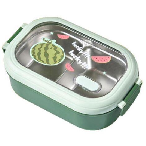 Boîte à lunch chauffante pour enfants, verte